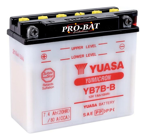 Bateria Yuasa Yb7b-b Nx 150/xt 225 Y Mas Incluye El Liquido!