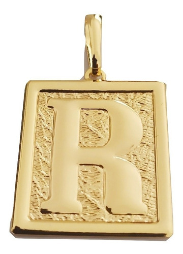 Pingente Rellicari De Letras Banhada A Ouro 18k Escolha