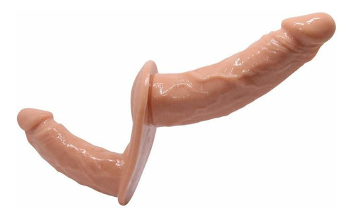 Imagen 2 de 5 de Arnés Con Dildos 15 X 3,4 / 10,2 X 2,8cm Doble Penetración.