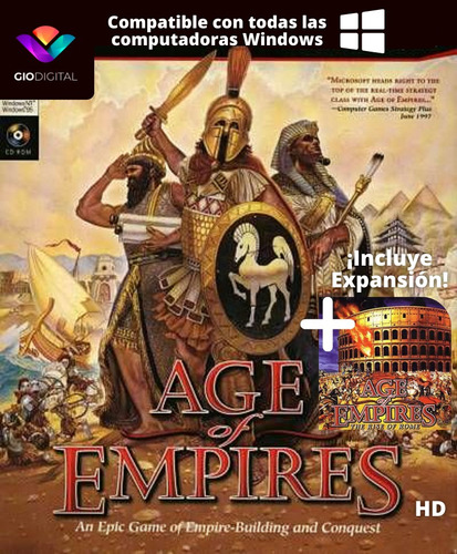 Age Of Empires 1 Gold Edition + Expansion Para Pc