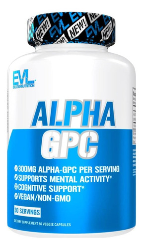 Alpha Gpc 600mg Memoria + Función Cerebral (30) Americano Sabor Sin Sabor