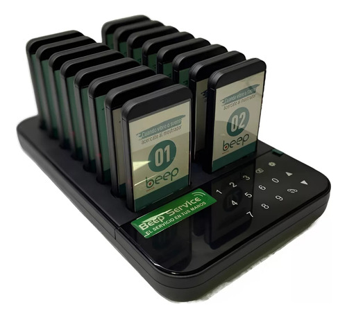 Pager Beepers Sistema Localizadores Inalambricos 20 Beepers