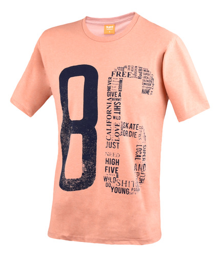 Remera Spt Hombre 86 Manga Corta Rosa