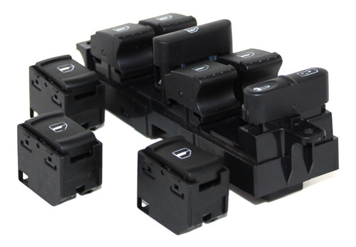Kit Switch Control Ventanillas Cristales Electricos Jetta