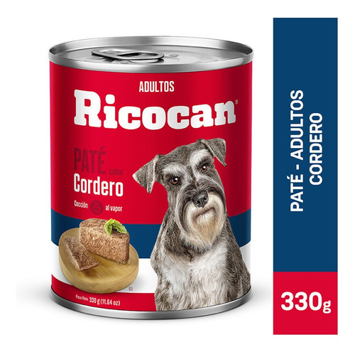 Ricocan Pate Cordero Adultos 330 Gr