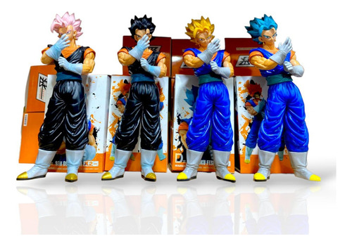 Figura Muñeco Dragon Ball Modelo Veggito, Ssj Blue, Rose.