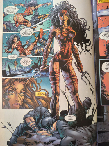 O Reino Do Demônio Parte 3: Lado A Wolverine & Witchblade / Lado B Witchblade & Elektra - Abril Jovem 1998 - Em Português - Capa Comum - Lombada Com Grampos (Usado)