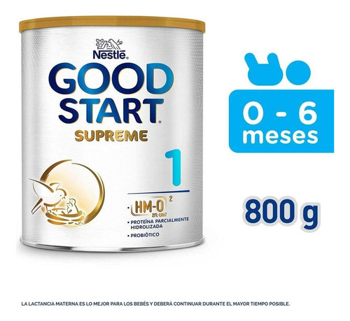 Good Start 1 Supreme Lata Con Polvo Con 800 G