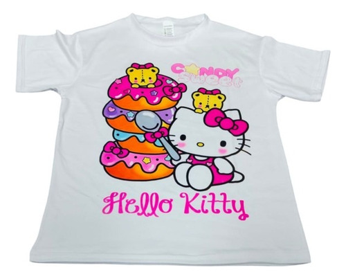 Conjunto De Playera Y Short Biker De Hello Kitty Ligero