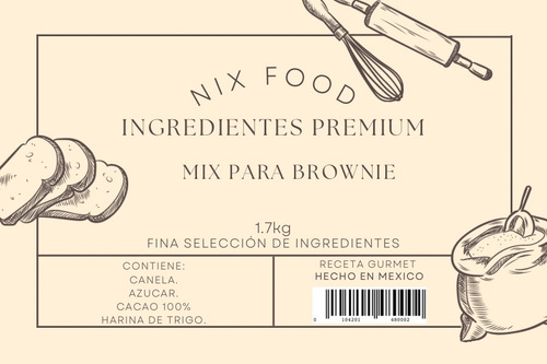 Mix 1.7kg Para Brownies Estilo New York