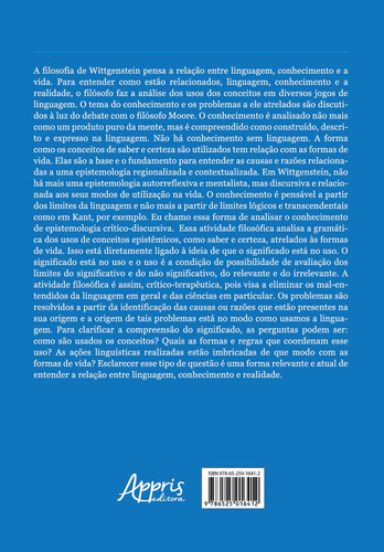 Linguagem, Conhecimento e Formas de Vida em Wittgenstein, de Hillesheim, Valério. Editorial Appris Editora e Livraria Eireli - ME, capa mole em português, 2022