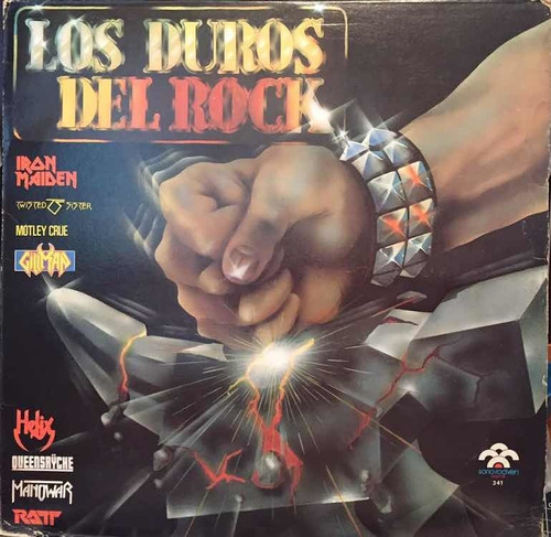Disco Lp - Variado / Los Duros Del Rock. Compilación (1984)