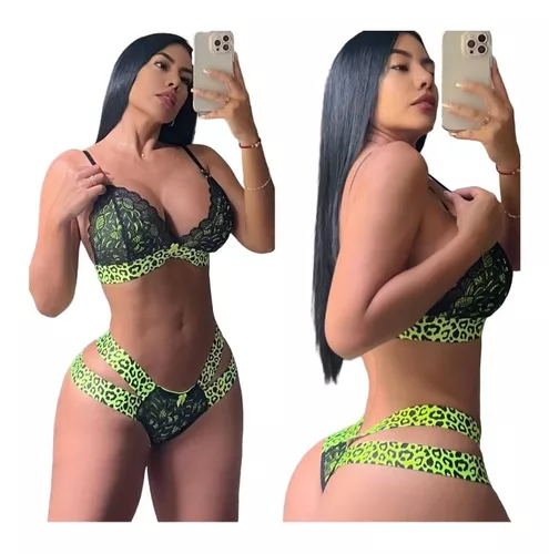 Conjunto Gabriela Verde Jade - Kuwai, Lencería de Mujer