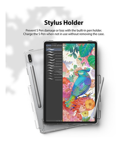 Imagen 5 de 7 de Funda Samsung Galaxy Tab S7 T875 Ringke Fusion Anti Impacto