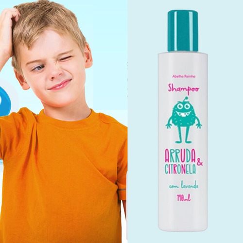 Kit 10 Shampoo Contra Piolhos LĂȘndeas Coceira Abelha Rainha