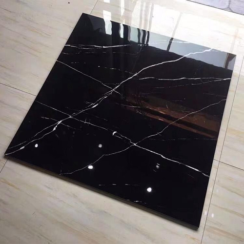 Porcelanato Negro Marquina Premium 60x60 Importado