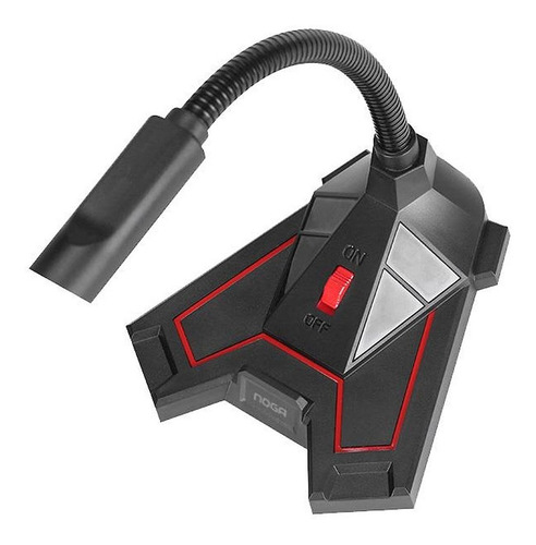 Imagen 4 de 5 de Microfono Streaming Gamer Noga Mic-2040 Flexible Soporte 3.5