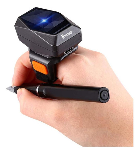 Eyoyo 2d Finger Ring Barcode Scanner, Mini Wearable 3-in-1 U
