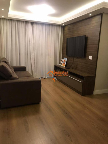 Imagem 2 de 18 de Apartamento Com 3 Dormitórios À Venda, 76 M² Por R$ 455.500,00 - Picanco - Guarulhos/sp - Ap2323