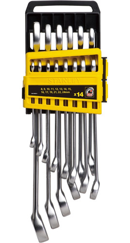 Set 14 Llaves Combinadas Met 8-24mm. Stanley Stmt78092-840