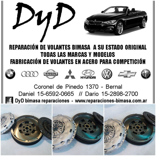 Imagen 2 de 5 de Reparación De Embragues Volante Bimasa A Su Estado Original