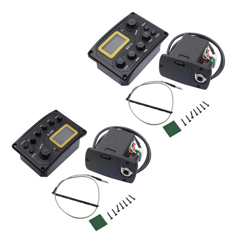Guitarra Acústica Preamplificador Piezo Pickup Eq
