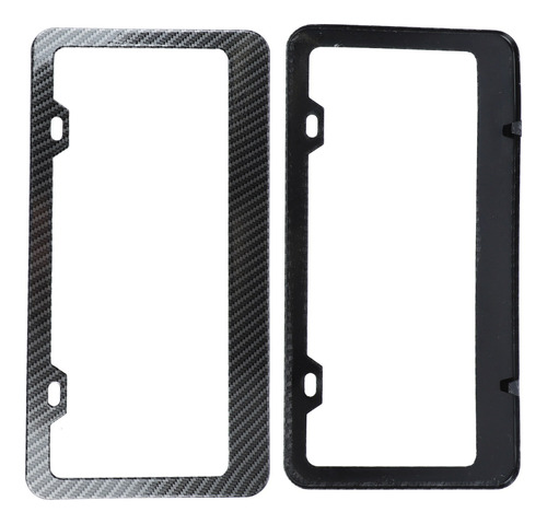 Marco De Matrícula Aluminio Universal De Alta Calidad 2pzs