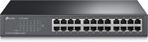 Switch Para Rack Fast Eth 10/100mbps 24 Puertos Sf-1024d 