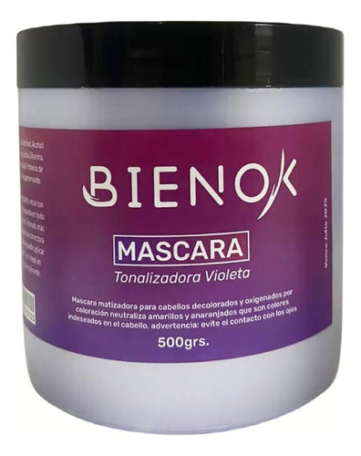 Crema De Matizador Violeta De 500ml  Boreal