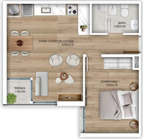 Imagen 8 de 15 de Va1143 Venta Apto 1 Dorm Met Rodo Cordon-inmo Prospero