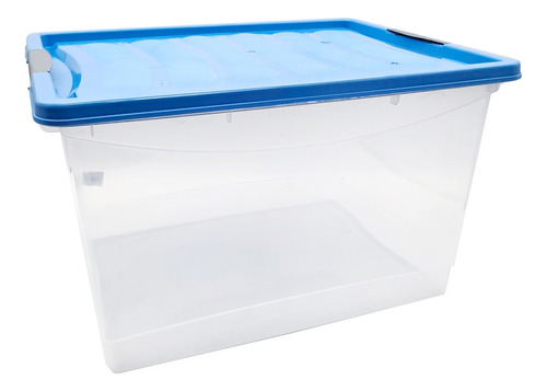 Organizador 30 Lts Caja Plastica 34x43x25 Cm C/traba / 10 Un