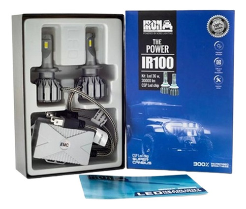 Kit Cree Led Ir100 Chip Csp 60000 Lm Alta Gama Con Canbus