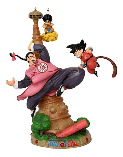 Figura Dragon Ball Z Goku Y Tao Pai Pai Con Caja