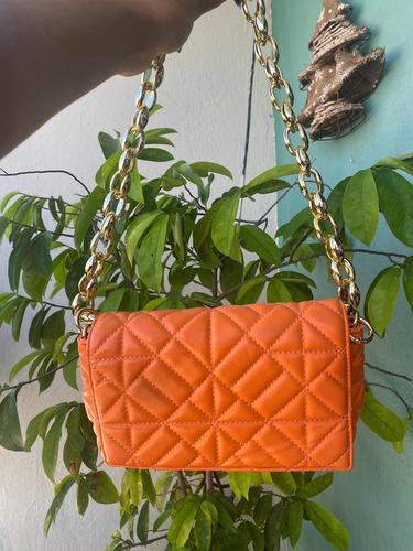 Cartera Pequeña De Mujer Naranja