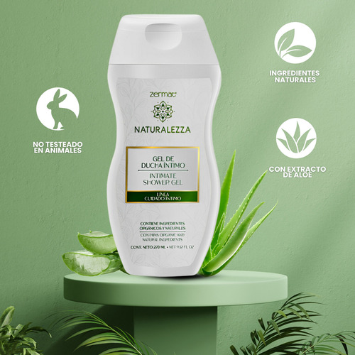 Shampoo Intimo De Ducha Zermat Con Ingredientes Naturales