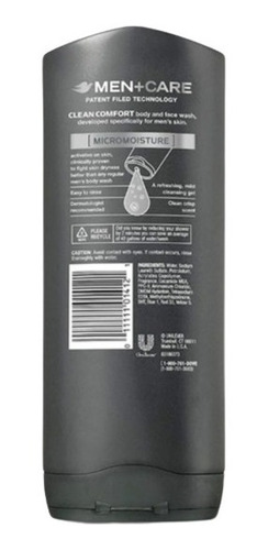 Jabón Líquido Clean Comfort, Gel De Ducha Para Hombres.