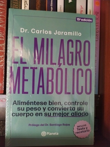 Milagro Metabólico Libro Original Dr Carlos Jaramillo 