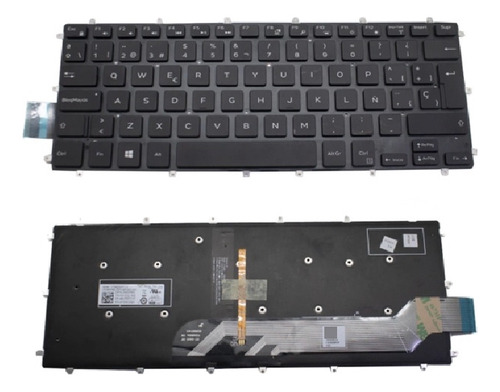 Teclado Dell Inspiron 7466 Negro Backlight