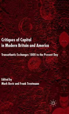 Libro Critiques Of Capital In Modern Britain And America ...