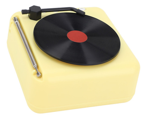 Altavoz Retro Estilo Tocadiscos, Calidad De Sonido Hifi Bt5.