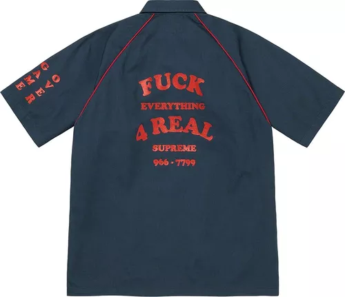 Camisa Supreme Fuck Work Shirt Original Hype