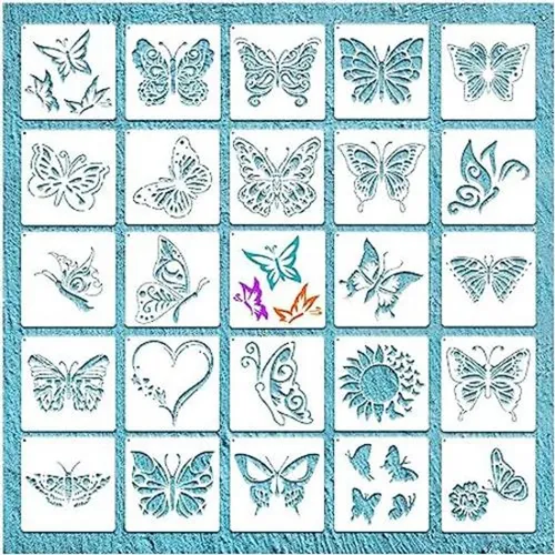 20 Plantillas De Mariposas Con Temática De Pintura De
