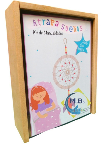 Imagen 10 de 10 de Kit Artesania Atrapasueños Juego Didactico Manualidades Niño