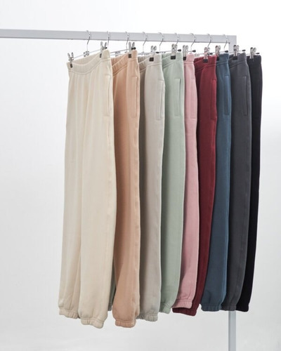 Pantalon Jogger Frizado Con Bolsillos - Talles S M L