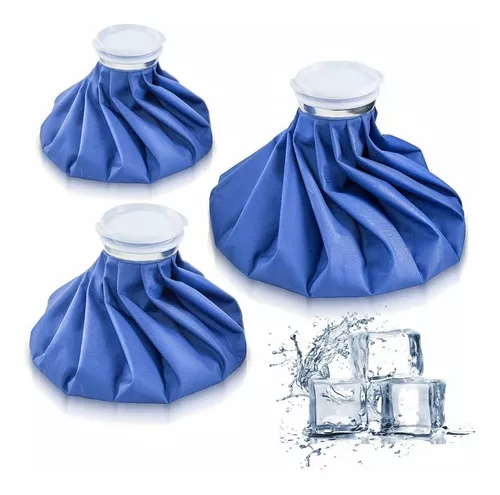 Bolsa de hielo reutilizable Bolsa de agua caliente para lesiones, terapia  de frío y calor y alivio del dolor, azul, (para terapia caliente es 50-60