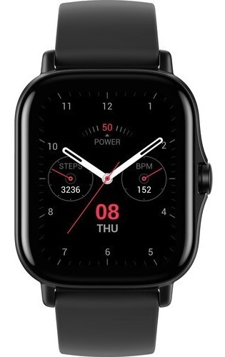 Smartwatch Amazfit Fashion GTS 2 1.65" caja de aleación de aluminio midnight black, malla midnight black de silicona A1969