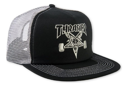 Thrasher Gorra De Camionero De Malla Skategoat Bordada, Tall