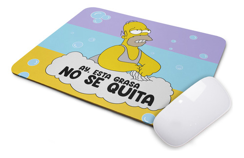 Mouse Pad Ay, Esta Grasa No Se Quita Homero Los Simpsons