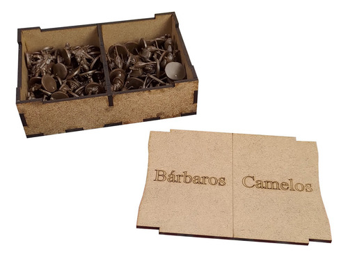 Organizador (insert Mdf) Para Catan: Mercadores E Bárbaros