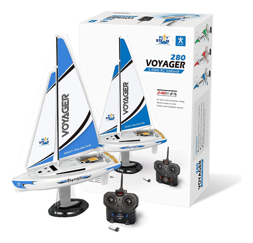 Playsteam Voyager 280 Rc - Velero Con Control De Viento En A